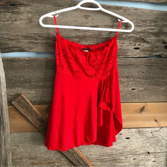coquette Other - Coquette Size O/S Red Lace Top Lingerie